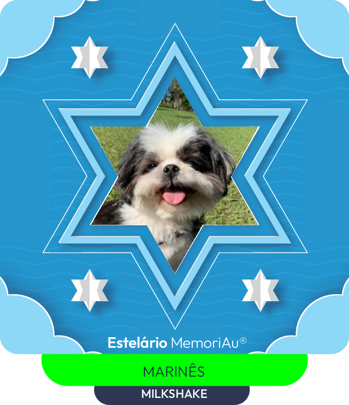 Estrela em homenagem a MILKSHAKE