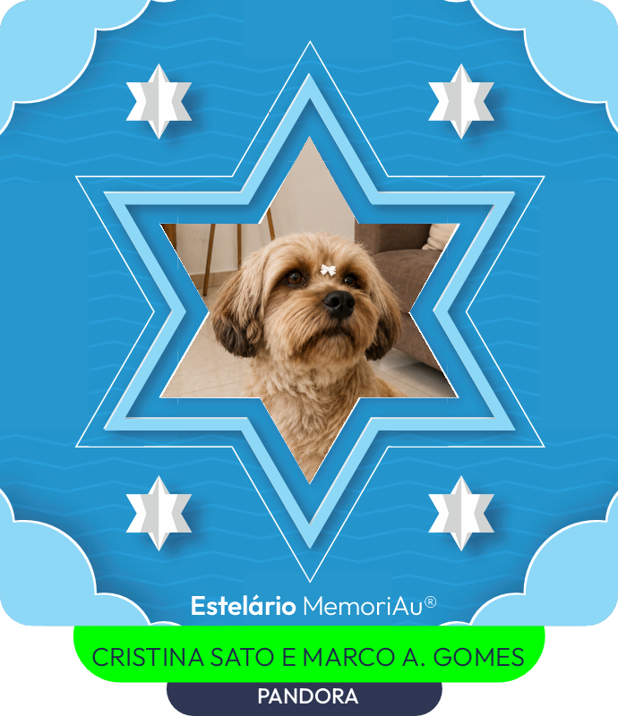 Estrela em homenagem a PANDORA