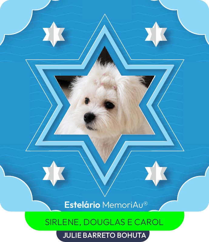 Estrela em homenagem a JULIE BARRETO BOHUTA