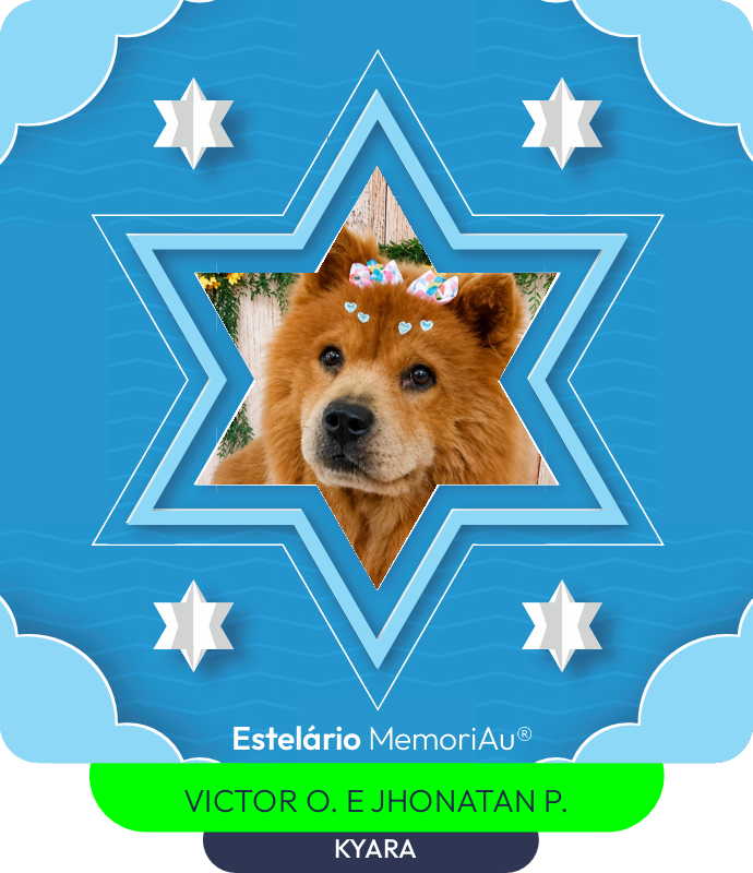 Estrela em homenagem a KYARA