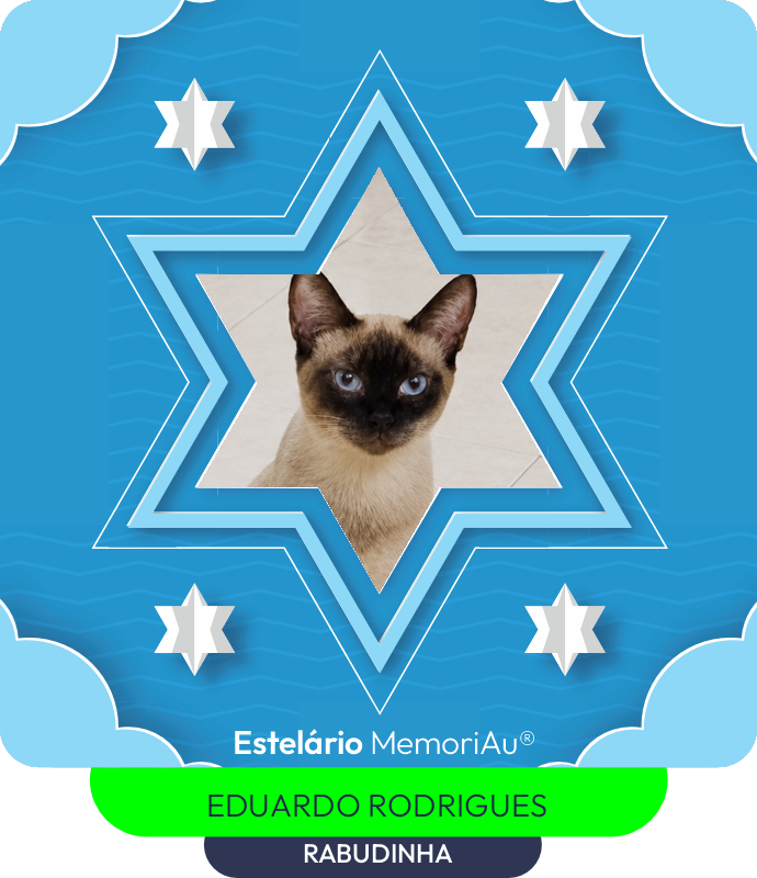 Estrela em homenagem a RABUDINHA