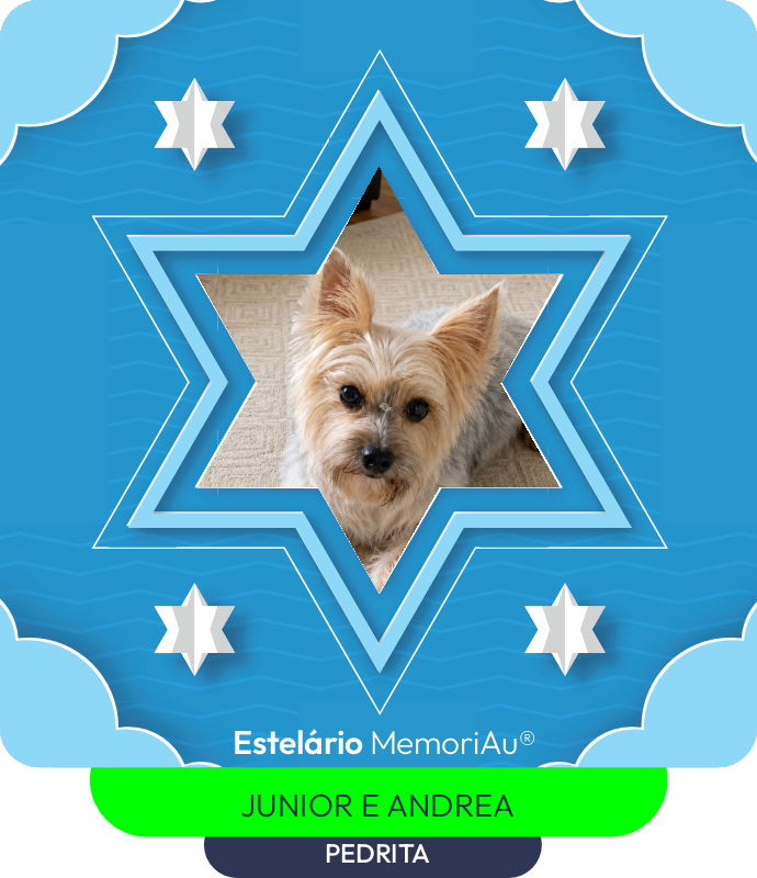 Estrela em homenagem a PEDRITA
