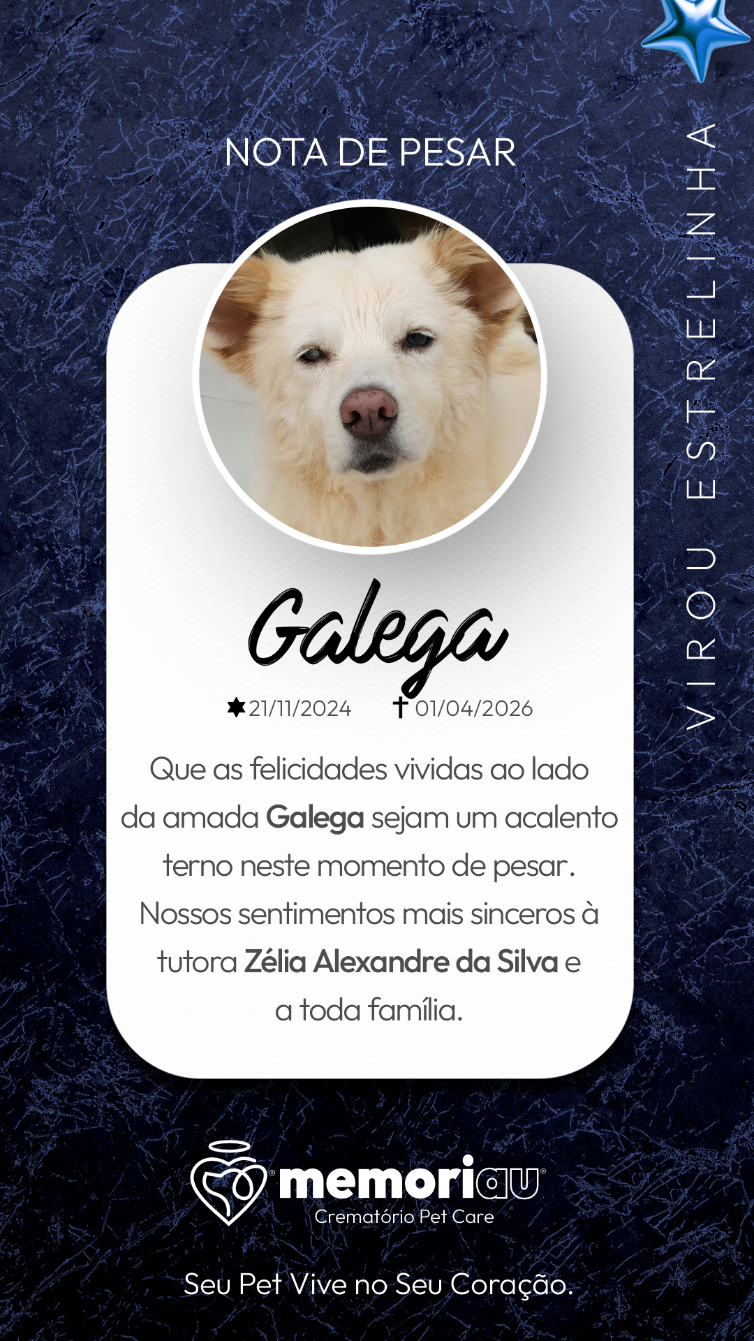 Nota de pesar MemoriAU